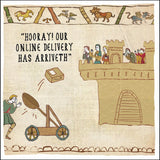 Online delivery - Hysterical Heritage greetings card