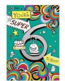 Super 6th Birthday card