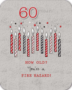60 Today birthday card