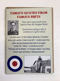Famous quotes (Douglas Bader)  - Cowshed cards