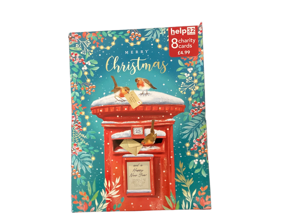 Postbox - Pack of 8 Charity Christmas cards