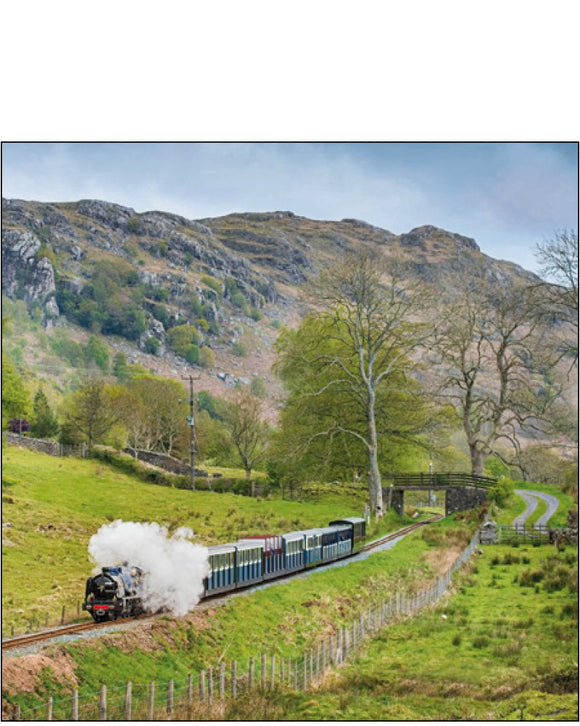 Ravenglass & Eskdale railway - National Trust greetings card