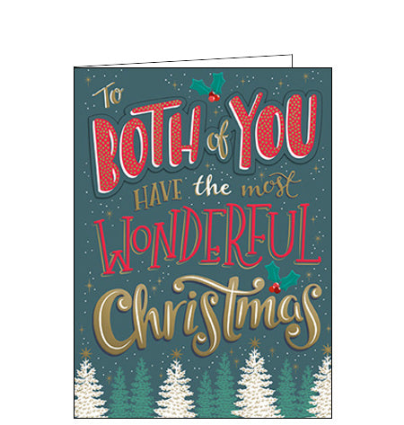 To Both of You Christmas card