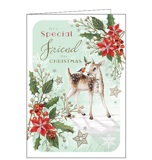 For a Special Friend this Christmas card