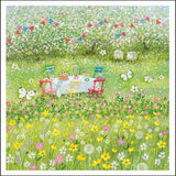 The Garden Party by Lucy Grossmith - blank greetings card