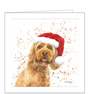 Carter the Cockapoo - Bree Merryn Christmas card