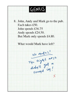 John Andy & Mark - blank card