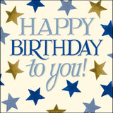 Blue Stars - Emma Bridgewater Birthday card