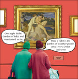 Adam and Eve by William Strong - Irene and Gladys greetings card
