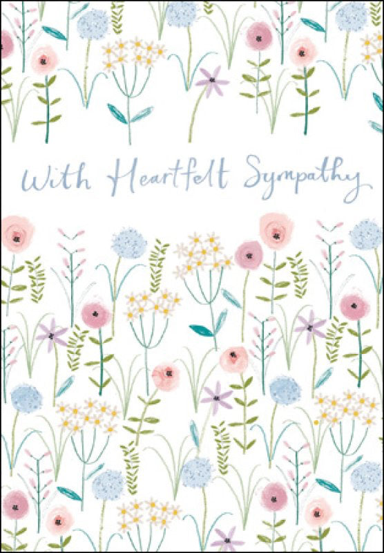 With Heartfelt Sympathy card