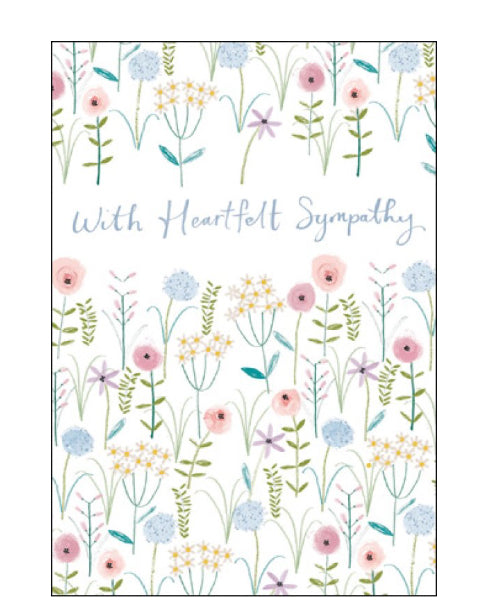 With Heartfelt Sympathy card