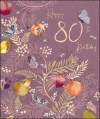 Happy 80th birthday card