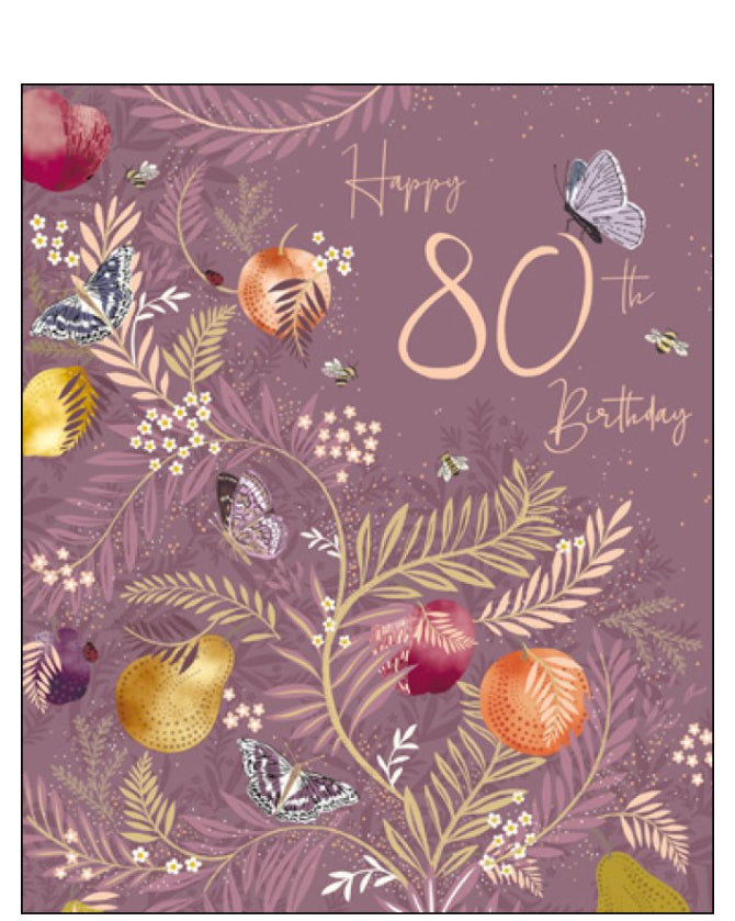 Happy 80th birthday card