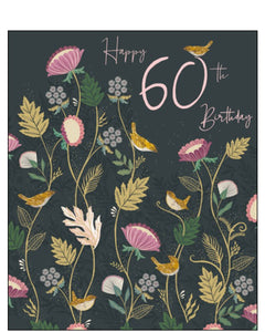 Happy 60th birthday card