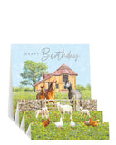 Farmyard Animals - Pop up Birthday card