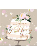 On your wedding day card