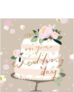 On your wedding day card