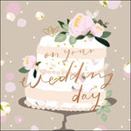 On your wedding day card