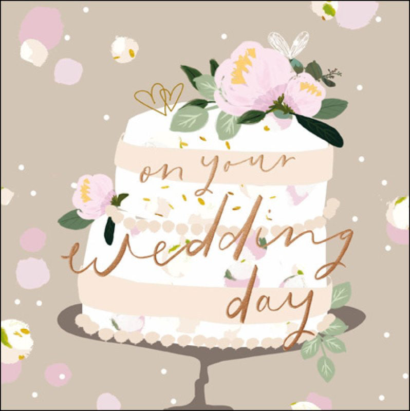 On your wedding day card