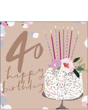 40th Birthday card