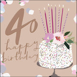 40th Birthday card