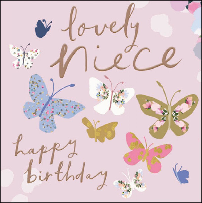 Lovely Niece - birthday card