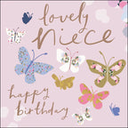 Lovely Niece - birthday card