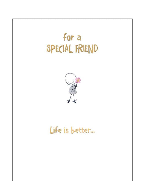 Special friend - Birthday card