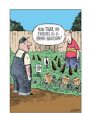 Beer Garden - Speed Bump funny greeting card
