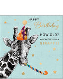 You're having a Giraffe - birthday card