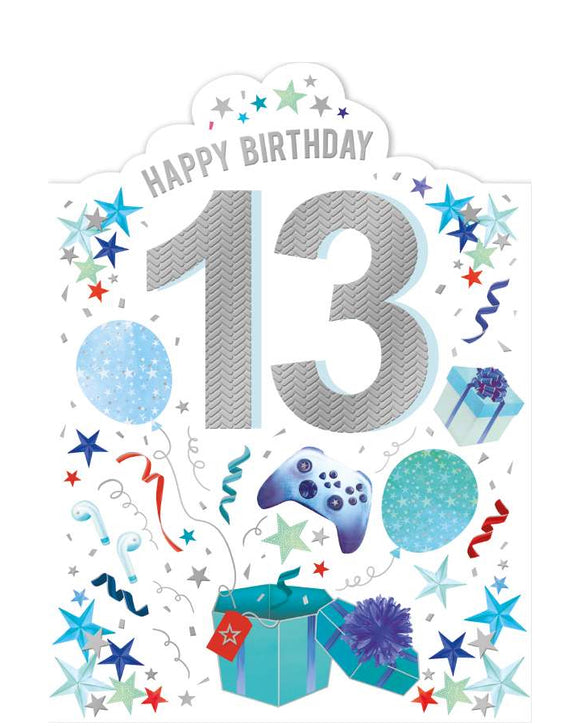 13th Birthday card