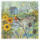 The shed - blank greetings card