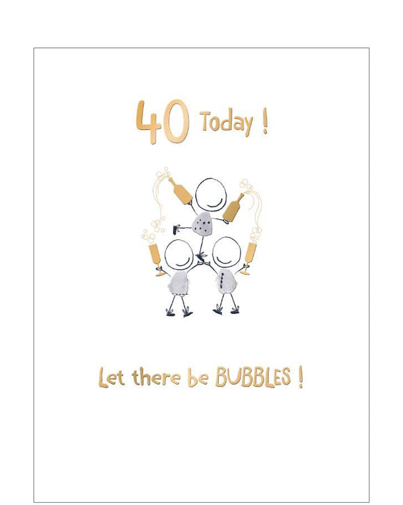 40th birthday card