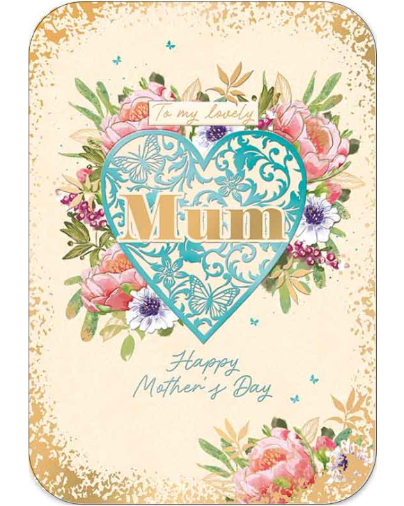 Lovely Mum - Mother's Day card