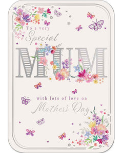 Special Mum on Mother's Day card