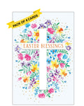 White cross  - Pack of 4 Easter cards