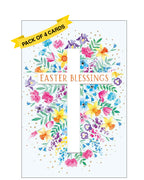 White cross  - Pack of 4 Easter cards