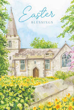 Country church - Pack of 4 Easter cards