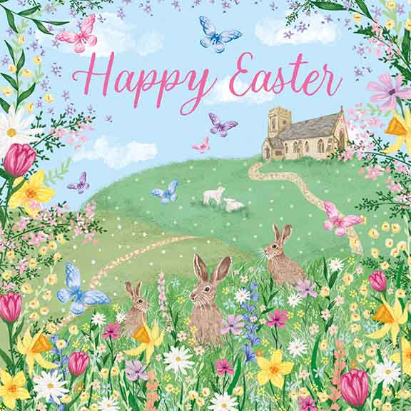 Happy Easter - Pack of 4 Easter cards
