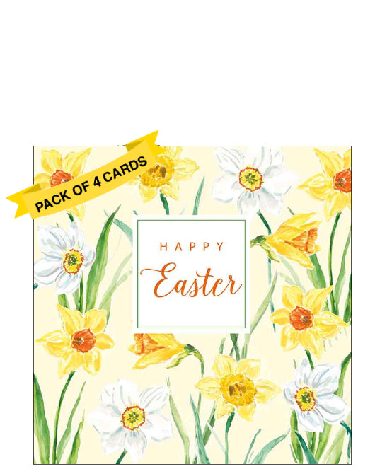 Happy Easter - Pack of 4 Easter cards