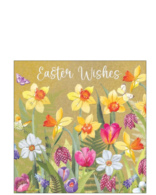 Golden daffodils - Easter card