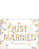 Just Married - Wedding card