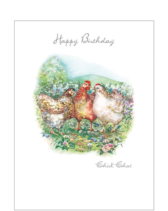 Hens - Birthday card