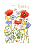 Wild flowers - Birthday card