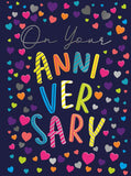 On your Anniversary card