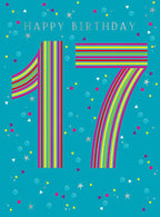 17th birthday card