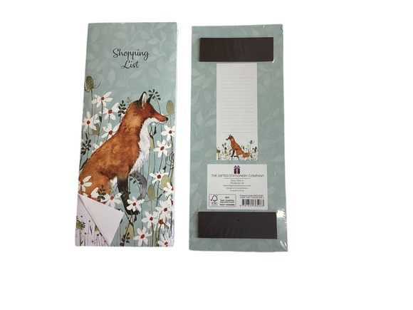 Foxy Tales A-  Magnetic shopping list