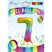 7 - Large multi-coloured Helium Filled Balloon