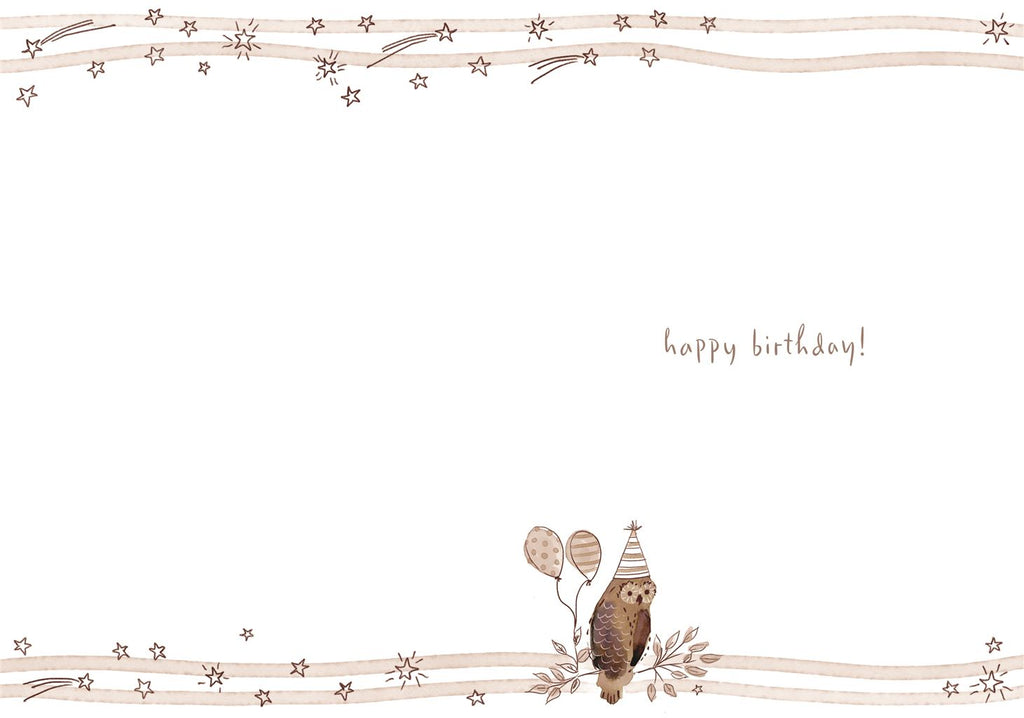 A Hoot birthday card