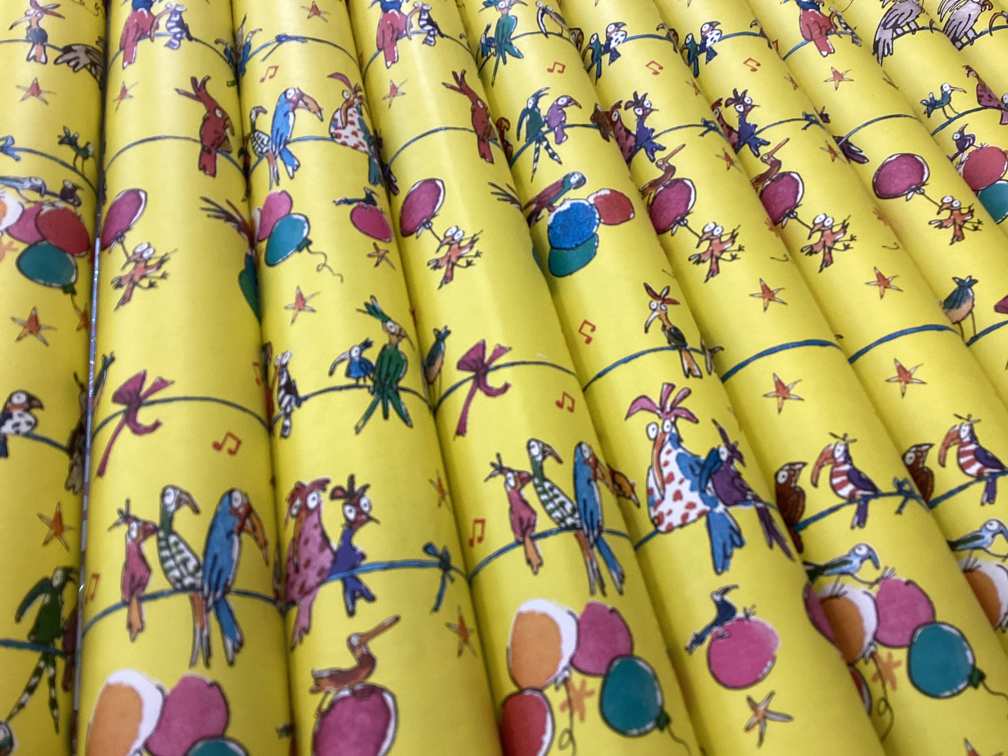Rolled Wrap Quentin Blake - 3m - Wrapping Paper